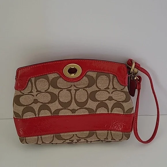 Coach Red Purse - Picture 4 of 6